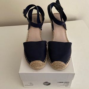 Wittner | Shoes | Wittner Wedges Deep Ocean Blue Colour Leather Upper Size  37 | Poshmark